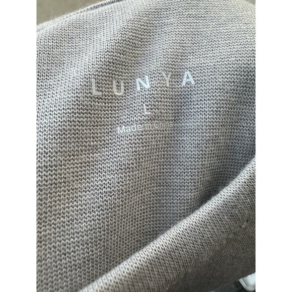 Lunya Restore fitted Pullover Midi Tank dress ambient heather Gray Sz L - Picture 12 of 15